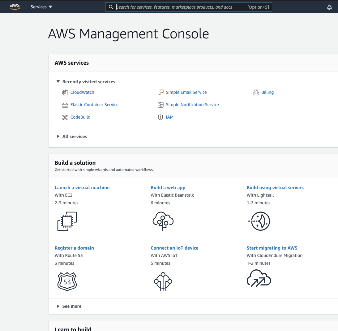 AWS Management Console